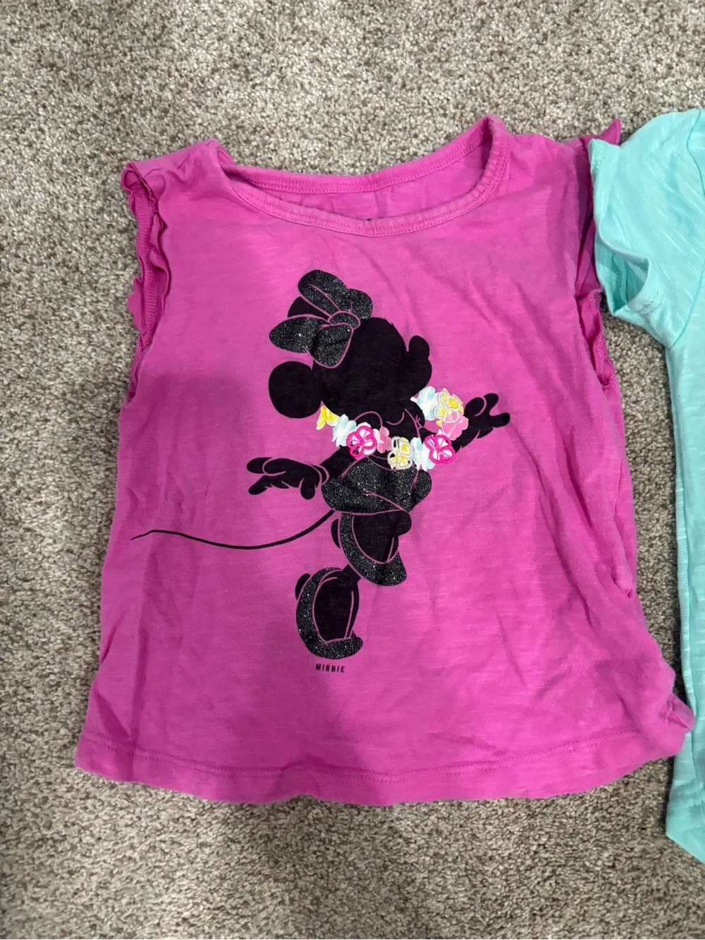 Lot of Toddler Girl Minnie Mouse Shirt Bundle 3T Gap Disney short sleeve tee